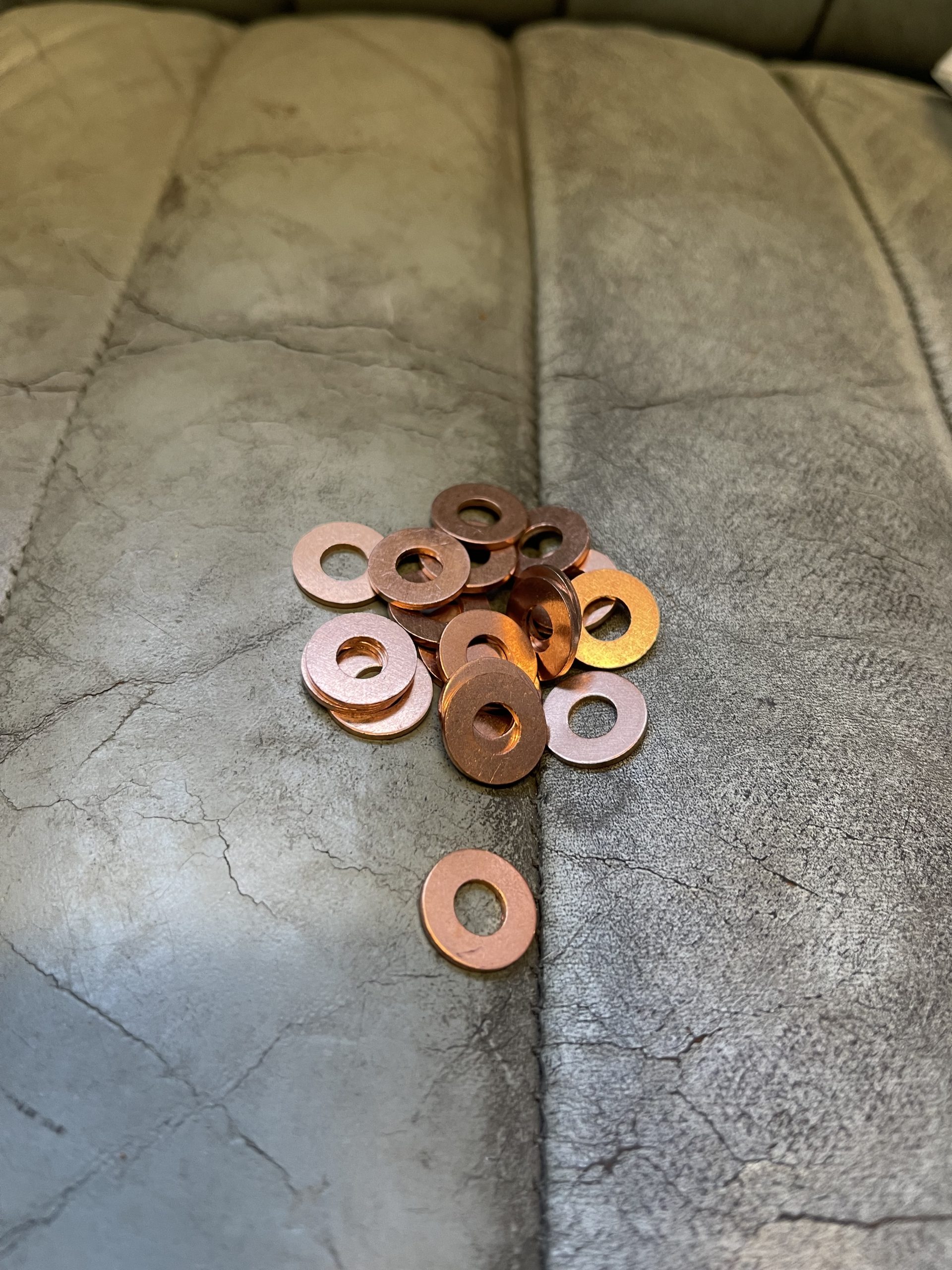 Kupferunterlagsscheibe 1/4″ VD, etc. (FW104/E)