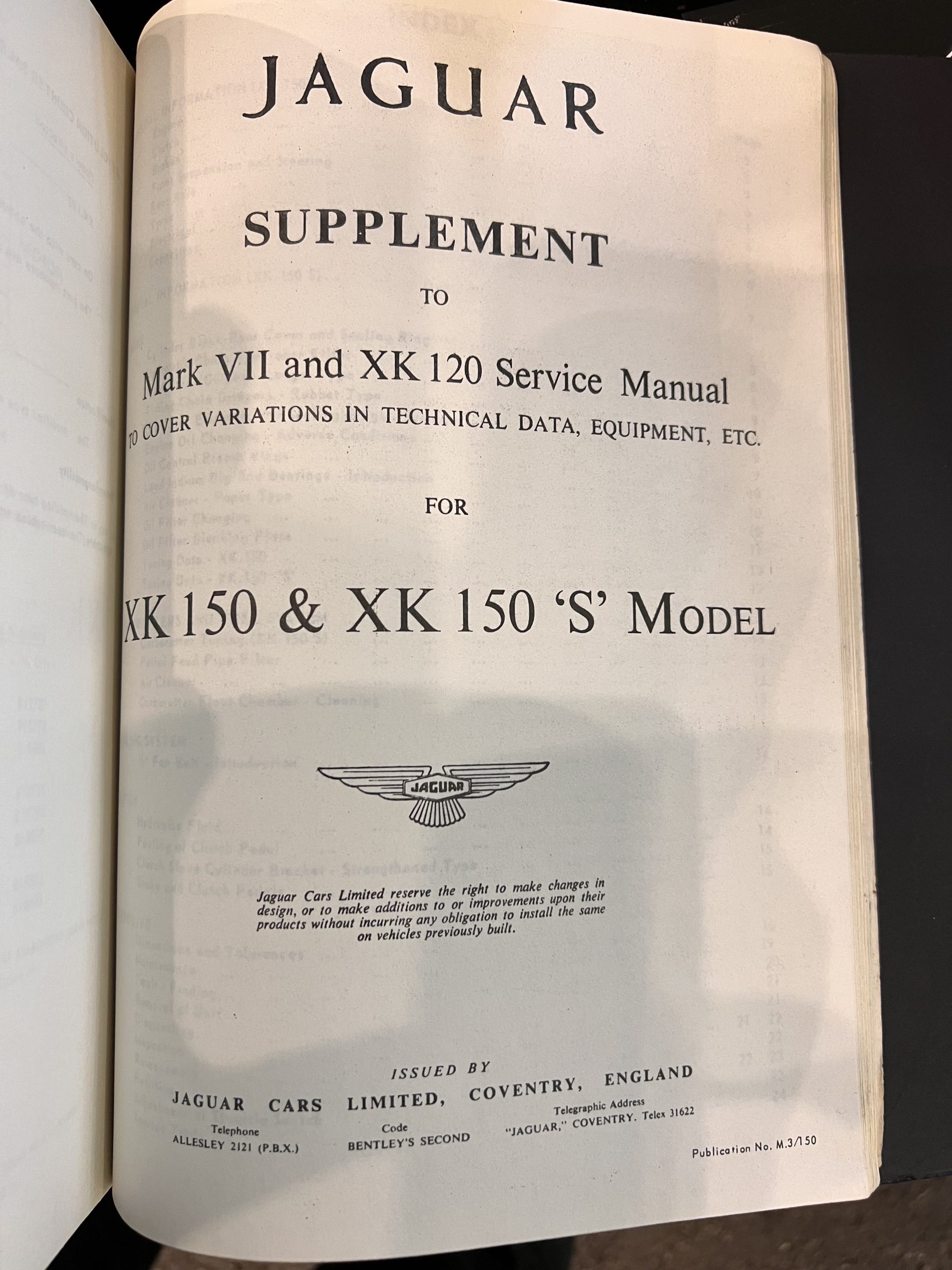 Service Manual XK120 & MkVII – Bild 5