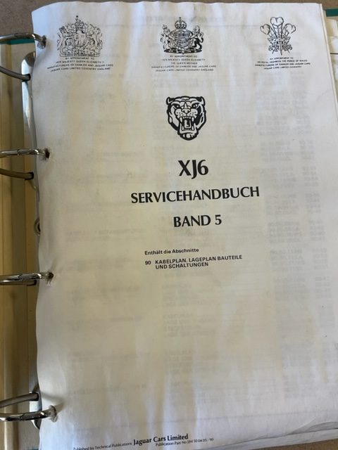 Werkstatthandbuch Band 1 – 5, XJ6 1990 (JJM131611/40) – Bild 16
