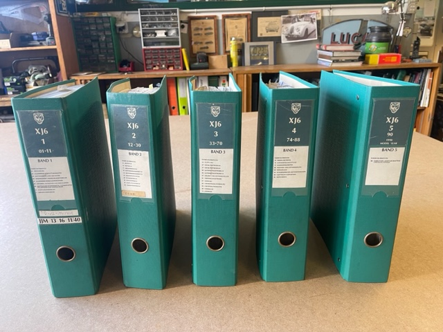 Werkstatthandbuch Band 1 – 5, XJ6 1990 (JJM131611/40)