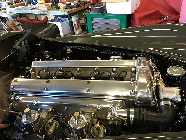 Zylinderkopf des legendären Clark Gable XK120 gerettet und eingebaut