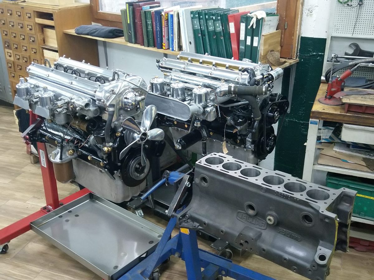 Bald sieht der Motor im Vordergrund aus wie die beiden im Hintergrund