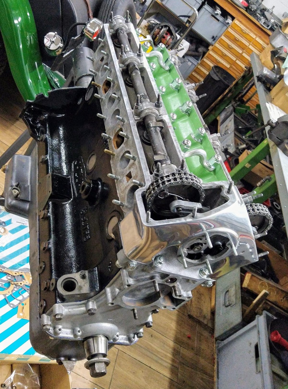 3.4lt Jaguar S-Type Motor vor dem Einbau