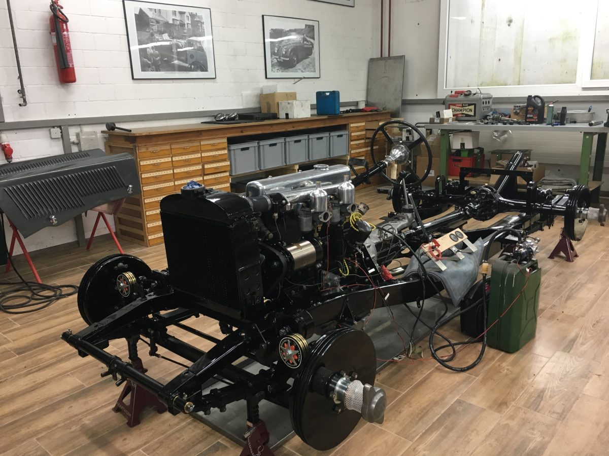 SS100 ist bereit für den Probelauf der Mechanik