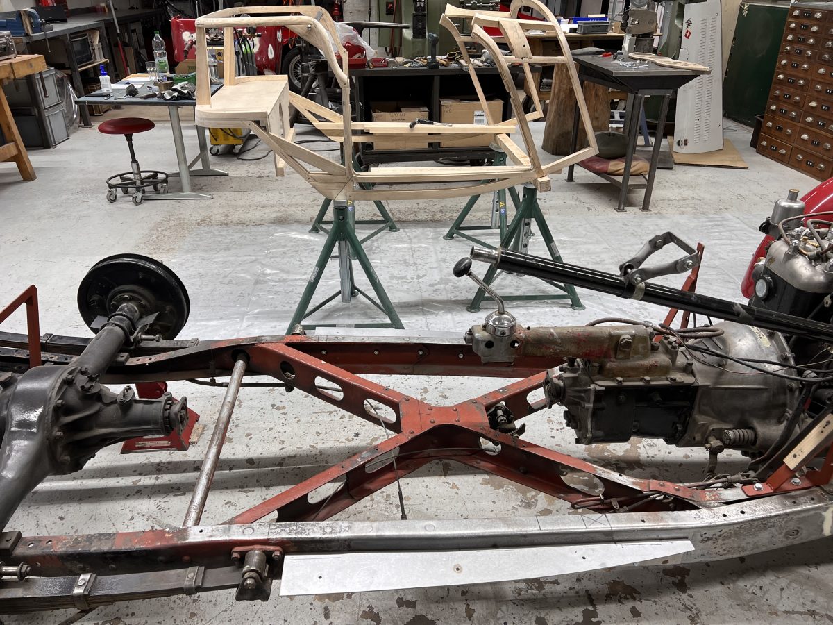 Das Chassis freut sich auf seinen neuen Rahmen